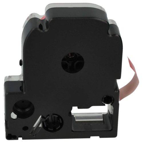 VHBW Epson LC-4YRN Label Tape - 12 mm, Black-Red