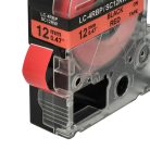 VHBW Epson LC-4YRN Label Tape - 12 mm, Black-Red