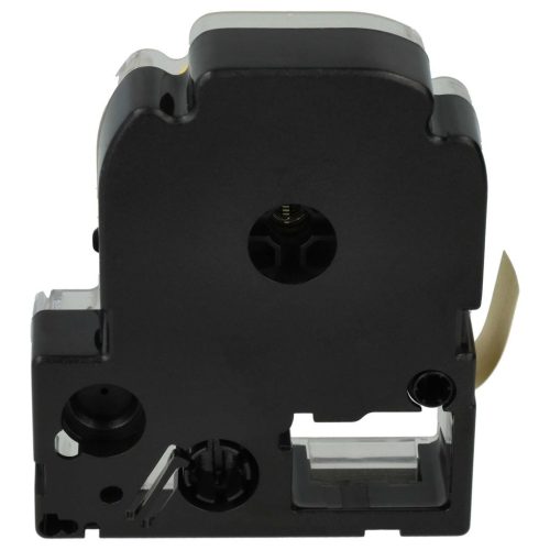 VHBW Epson LC-4WBW Etikettenband - 12 mm, Schwarz-Gelb