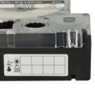 VHBW Epson LC-5WBN Etikettenband, 18 mm, Schwarz-Weiß