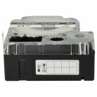 VHBW Epson LC-6WBN Etikettenband, 24mm, Schwarz-Weiß