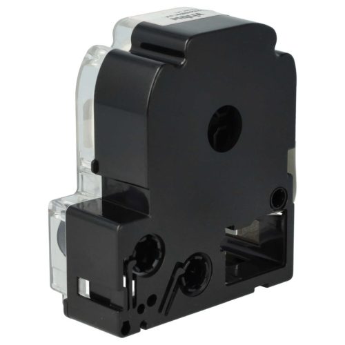 VHBW Epson LC-6WBN Etikettenband, 24mm, Schwarz-Weiß
