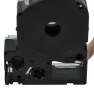 VHBW Epson LC-6YRN Etikettenband - 24 mm, Schwarz-Rot