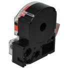 VHBW Epson LC-6YRN Etikettenband - 24 mm, Schwarz-Rot