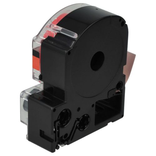 VHBW Epson LC-6YRN Etikettenband - 24 mm, Schwarz-Rot