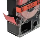 VHBW Epson LC-6YRN Etikettenband - 24 mm, Schwarz-Rot
