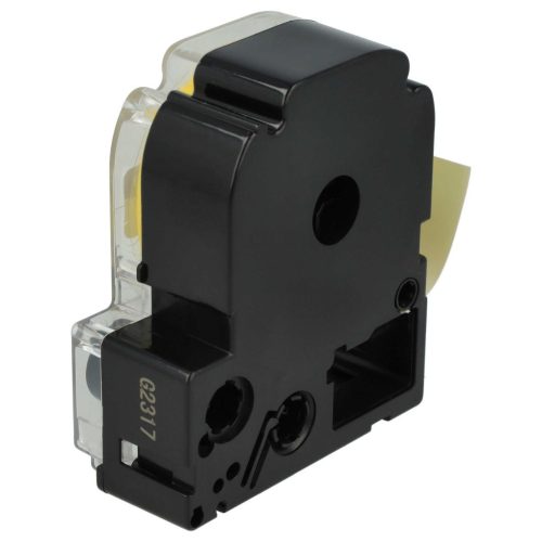 VHBW Epson LC-6WBW Etikettenband, 24 mm, Schwarz-Gelb