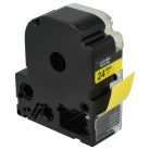 VHBW Epson LC-6WBW Etikettenband, 24 mm, Schwarz-Gelb