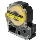 VHBW Epson LC-6WBW Etikettenband, 24 mm, Schwarz-Gelb
