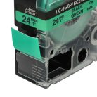 VHBW Epson LC-6GBP Etikettenband, 24 mm, Schwarz-Grün