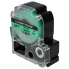 VHBW Epson LC-6GBP Etikettenband, 24 mm, Schwarz-Grün