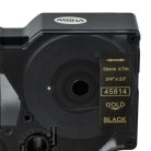 VHBW Dymo D1 Label Tape, 45814, 19 mm, Gold-Black