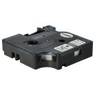 VHBW Dymo D1 Label Tape, 43610, 6 mm, Black-Clear