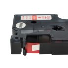 VHBW Dymo D1 Label Tape, 43615, 6 mm, Red-White