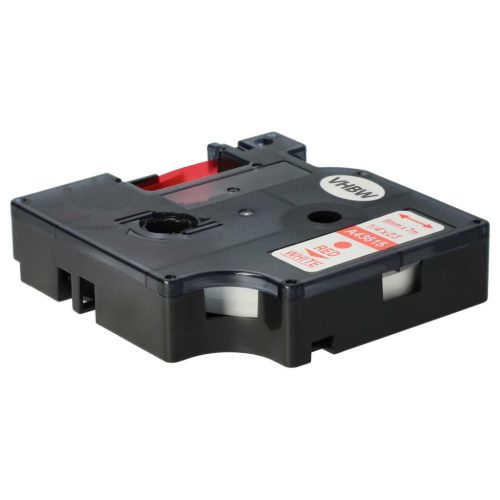 VHBW Dymo D1 Label Tape, 43615, 6 mm, Red-White