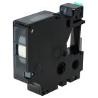 VHBW Dymo D1 Label Tape, 40919, 9mm, Black-Green