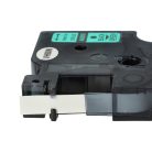 VHBW Dymo D1 Label Tape, 40919, 9mm, Black-Green