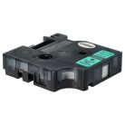 VHBW Dymo D1 Label Tape, 40919, 9mm, Black-Green