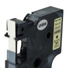 VHBW Dymo D1 40923 Label Tape - 9mm - Black/Gold
