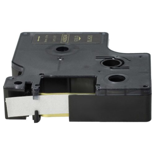 VHBW Dymo 40924 D1 Label Tape - 9 mm Gold-Black