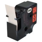 VHBW Dymo D1 Label Tape, 53717, 24 mm, Black-Red