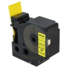 VHBW Dymo D1 Label Tape, 53718, 24mm, Black-Yellow