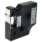 VHBW Dymo D1 Label Tape, 45010, 12 mm, Black-Clear
