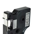 VHBW Dymo D1 Label Tape, 45010, 12 mm, Black-Clear