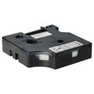 VHBW Dymo D1 Label Tape, 45010, 12 mm, Black-Clear
