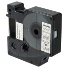 VHBW Dymo D1 Label Tape, 45010, 12 mm, Black-Clear