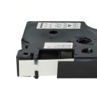 VHBW Dymo D1 Label Tape, 45010, 12 mm, Black-Clear