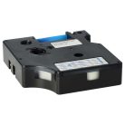 VHBW Dymo D1 Label Tape, 45011, 12 mm, Blue-Clear