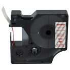 VHBW Dymo D1 Label Tape, 45012, 12 mm, Red-Clear