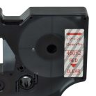 VHBW Dymo D1 Label Tape, 45012, 12 mm, Red-Clear