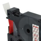 VHBW Dymo D1 Label Tape, 45012, 12 mm, Red-Clear