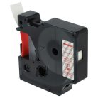 VHBW Dymo D1 Label Tape, 45012, 12 mm, Red-Clear