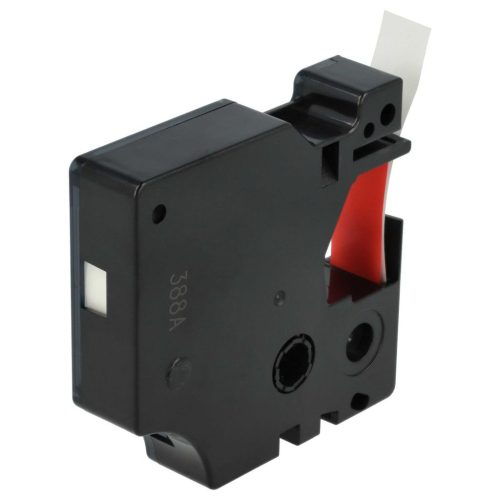 VHBW Dymo D1 Label Tape, 45012, 12 mm, Red-Clear