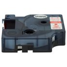 VHBW Dymo 45015, D1 Label Tape - 12 mm, Red-White