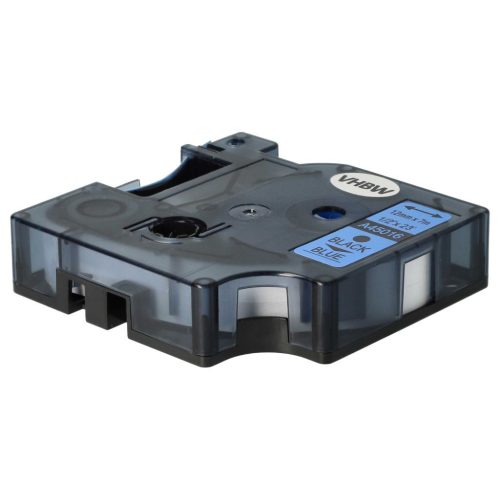 VHBW Dymo D1 Label Tape, 45016, 12mm, Black-Blue