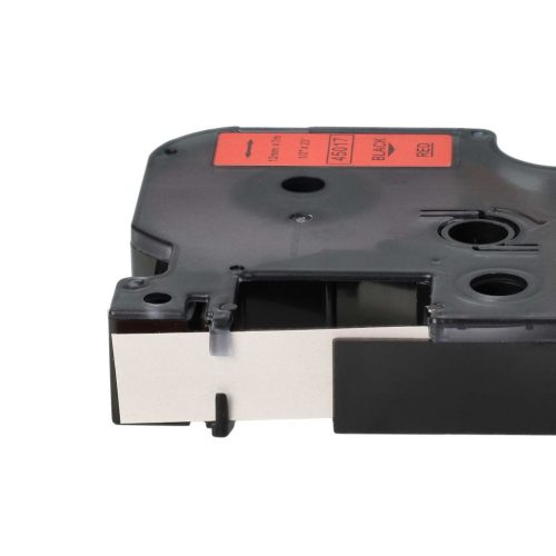 VHBW Dymo 45017 Label Tape, D1 - 12 mm, Black-Red