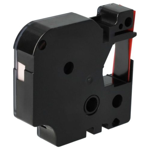 VHBW Dymo 45017 Label Tape, D1 - 12 mm, Black-Red