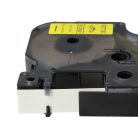 VHBW Dymo D1 Label Tape, 45018, 12 mm, Black-Yellow