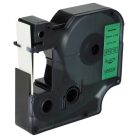VHBW Dymo D1 Label Tape, 45019, 12mm, Black-Green