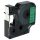 VHBW Dymo D1 Label Tape, 45019, 12mm, Black-Green