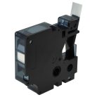 VHBW Dymo D1 Label Tape 45022, 12 mm, Black-Silver