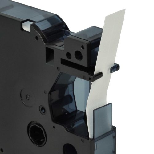 VHBW Dymo D1 Label Tape 45022, 12 mm, Black-Silver