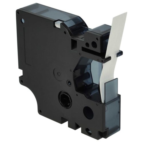 VHBW Dymo D1 Label Tape 45022, 12 mm, Black-Silver