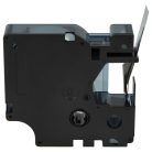 VHBW Dymo D1 Label Tape 45022, 12 mm, Black-Silver