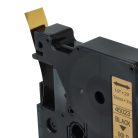 VHBW Dymo 45023 D1 Label Tape - 12 mm, Black-Gold