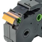 VHBW Brother TZ-B51, TZE-B51 Label Tape - 24 mm, Black-Neon Orange